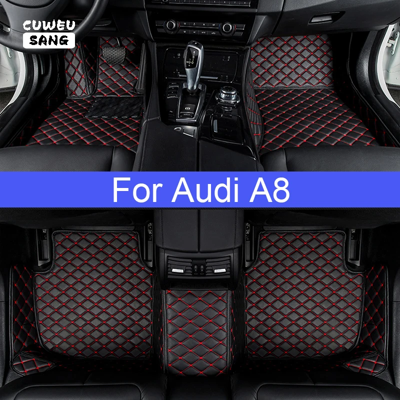 Cuweusang Car Floor Mats For Audi A8 A8l Foot Coche Accessories Auto