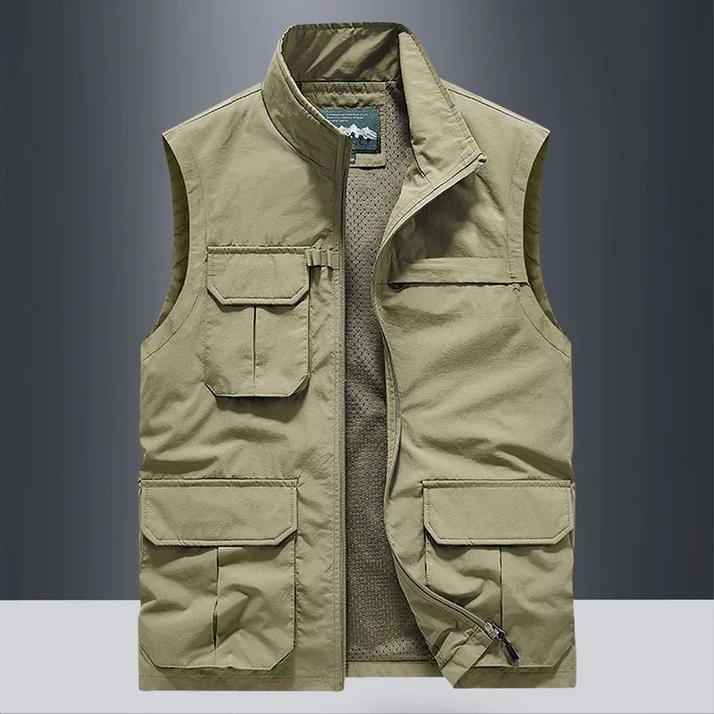 Spring Men Clothing Tactical Military Vest Men's Free Shipping Denim Big Size Clothes Hunting Multi-pocket Summer Man Waistcoat