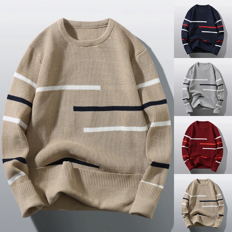 Рисунок 6 - Мужской вязаный пуловер с круглым вырезом