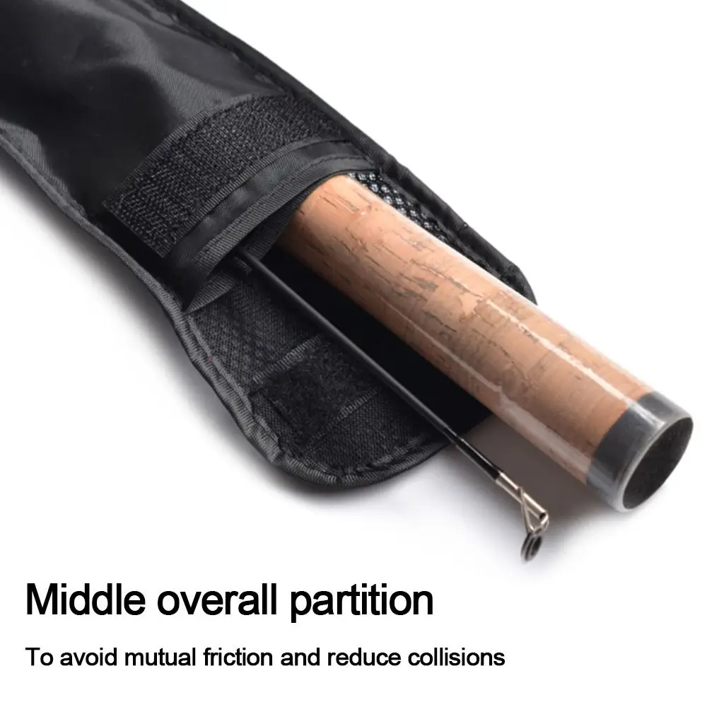 Folding Portable Fishing Rod Bag Multifunctional Fishing Tackle Storage Bag Large Capacity Fishing Gear Accessories Storage Bag