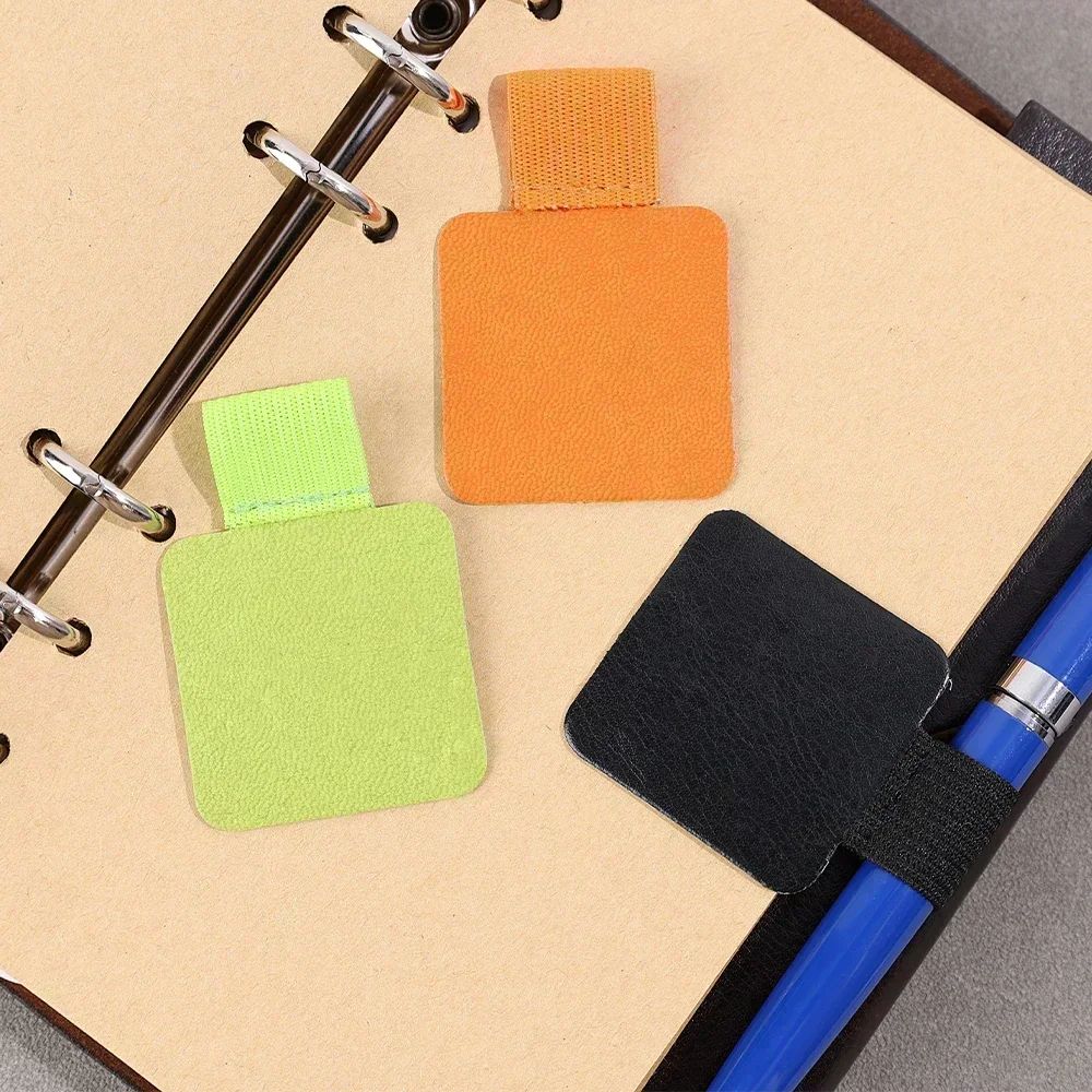 Pen Loops Pencil Holders Self-Adhesive PU Leather Pad for Stylus Pencil Books Notebooks Anti-lost Anti-fall Elastic Loops 6-1pcs, Pen Holder, Pen And Brush Holder, Pen Loop