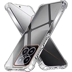 Ultra-Thin Transparent Shockproof Silicone Soft Case - Clear Protective Back Cover for Mi 15 ULTRA