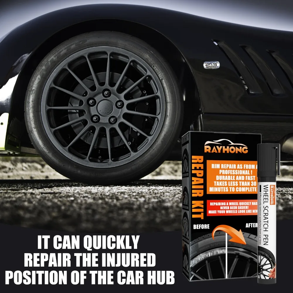 Universal Color Wheel Repair Kit Portable DIY Scratch Repair Paint Paint Fix Car Rim Scratch Kit Alloy Wheel wheel repair kit wheel rim repair paste car scratch remover