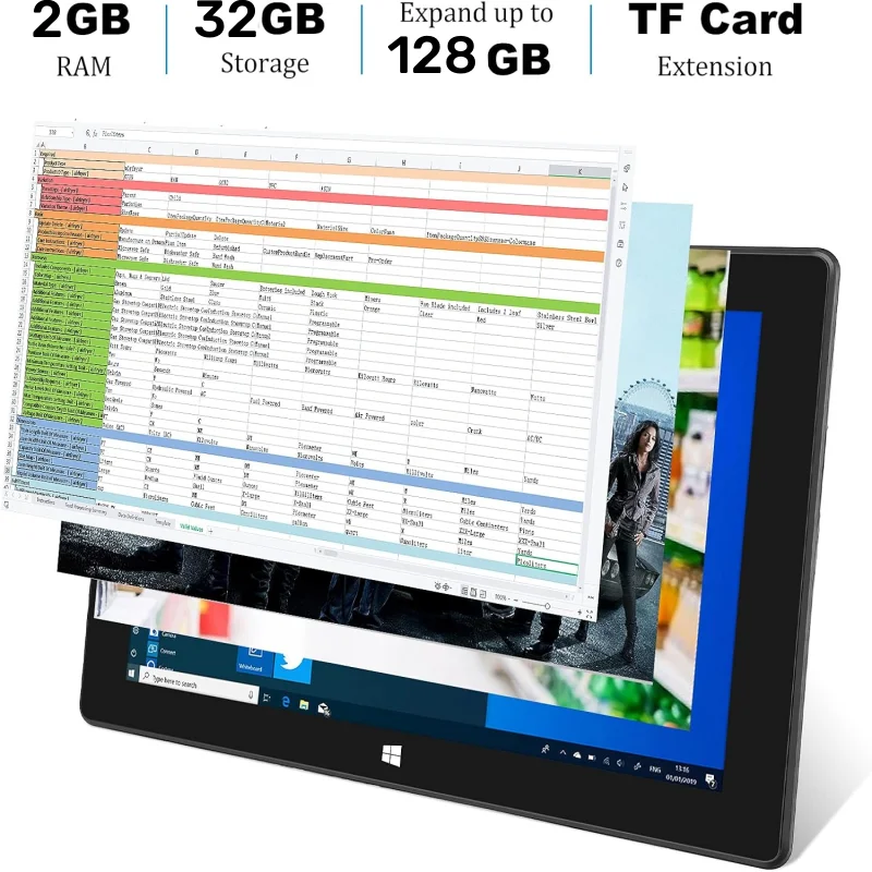 10.1 INCH 4GRAM 64GB ROM  x5-Z8300 CPU  S10 4G Tablet PC 64-Bit Operating System 1280 x 800 IPS  HDMI-Compatible 6