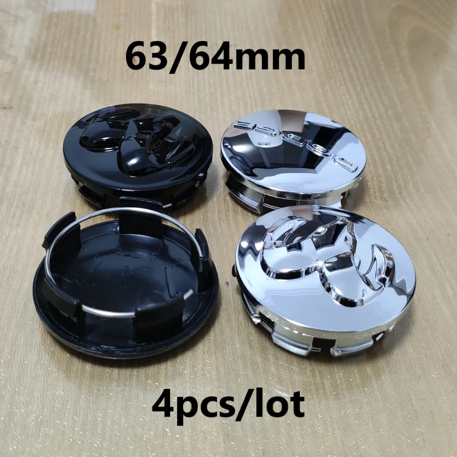 SRT Wheel Center Caps 4pcs 63mm For Dodge Nitro Caliber Challenger Charger Journey Caravan Durango Chrysler 300