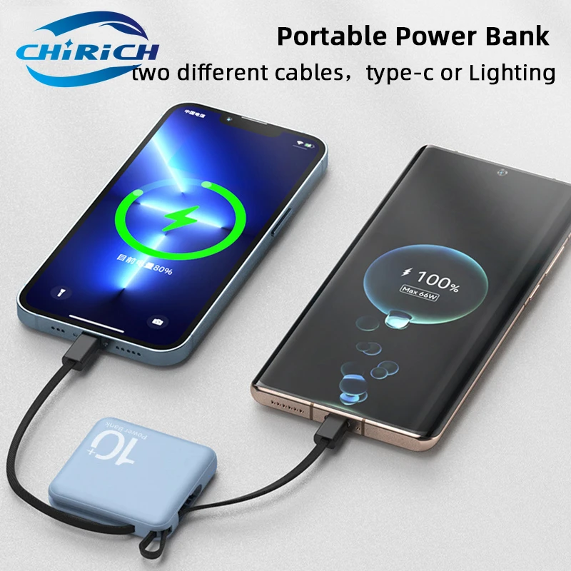 Power Bank Caricatore Portatile 10000 mAh Type-C Compatibile IPhone