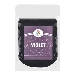 24 Colors Black Fabric Dye for Clothing - Tie - Dye and Handmade Craft Supplies (Violet 10G)