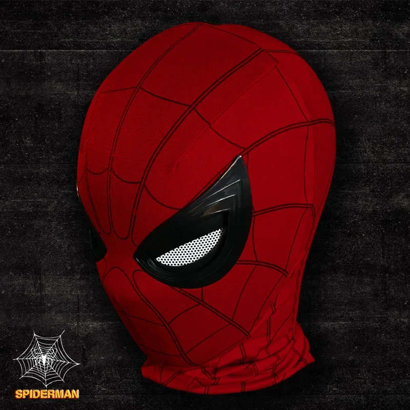 Spiderman Headgear Mask 1:1 Cosplay Mascara Spiderman Moving Eyes  Electronic Remote Control Elastic Fabric And ABS Plastic Toys - AliExpress