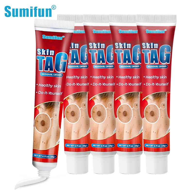 

1/3/5Pcs Sumifun Wart Remover Cream 20g Genital Warts Treatment Ointment Face Body Skin Tag Mole Papilloma Removal Beauty Health