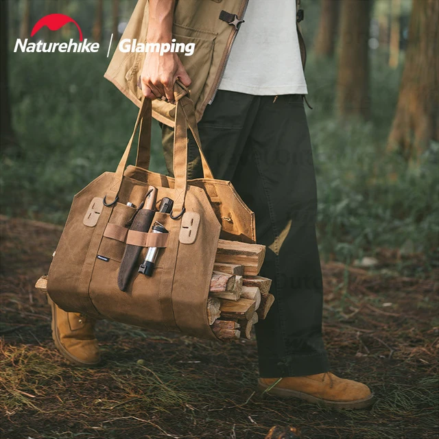 Naturehike – sac de rangement Portable pour bois de chauffage, Camping en  plein air, épais, résistant à