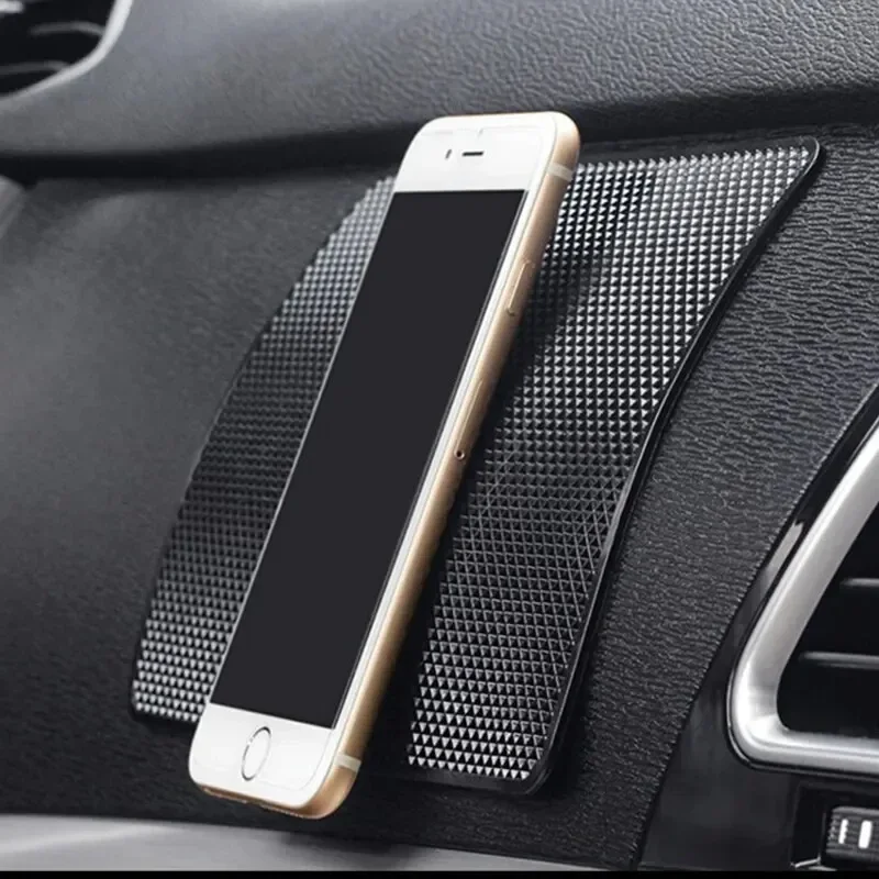 Anti-Slip Dashboard Pad Phone & Sunglasses Holder Durable PVC Heat-Resistant Car Interior Organizer car dashboard mat non slip dash mat car non slip mat non slip mat silicone anti skid pad silicone anti slip pad