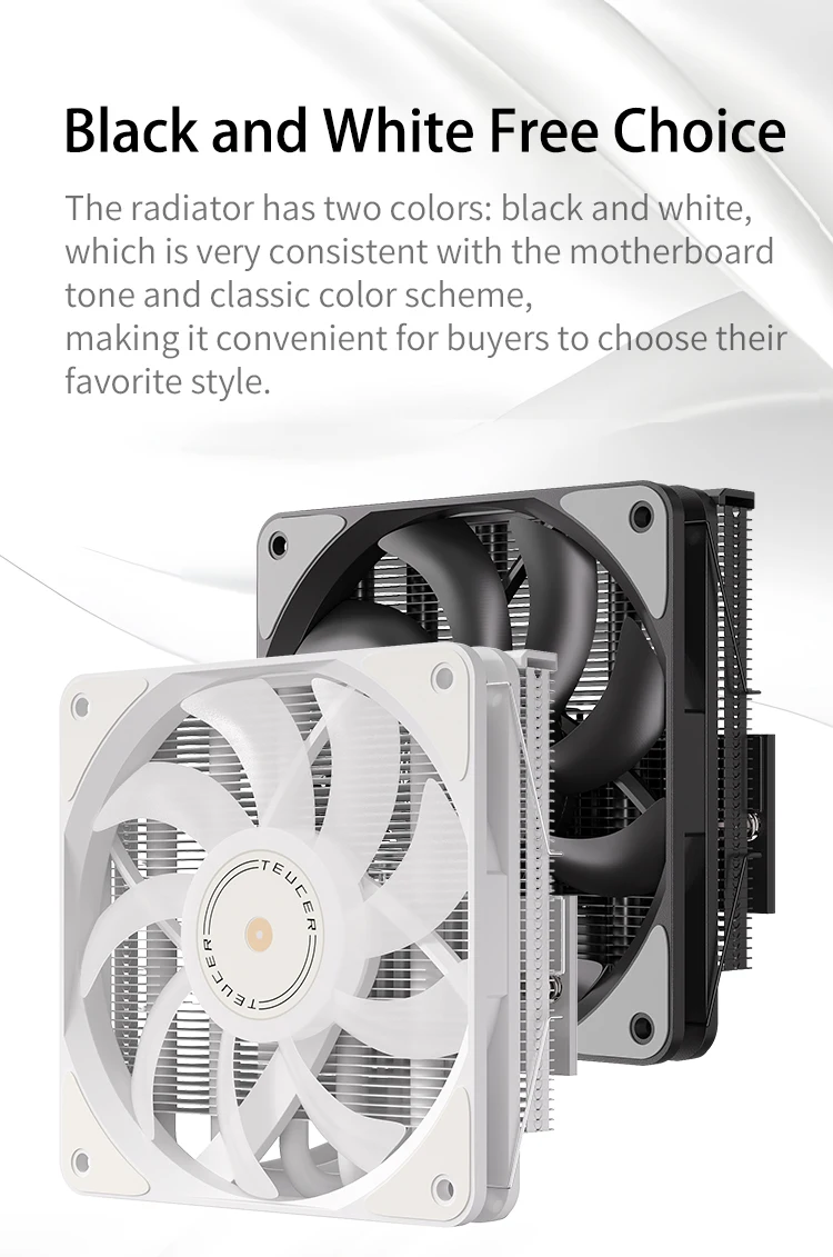 TE-67 CPU Cooler 67mm Low Profile ITX ATX Case Air Cooling Radiator for AM5 AM4