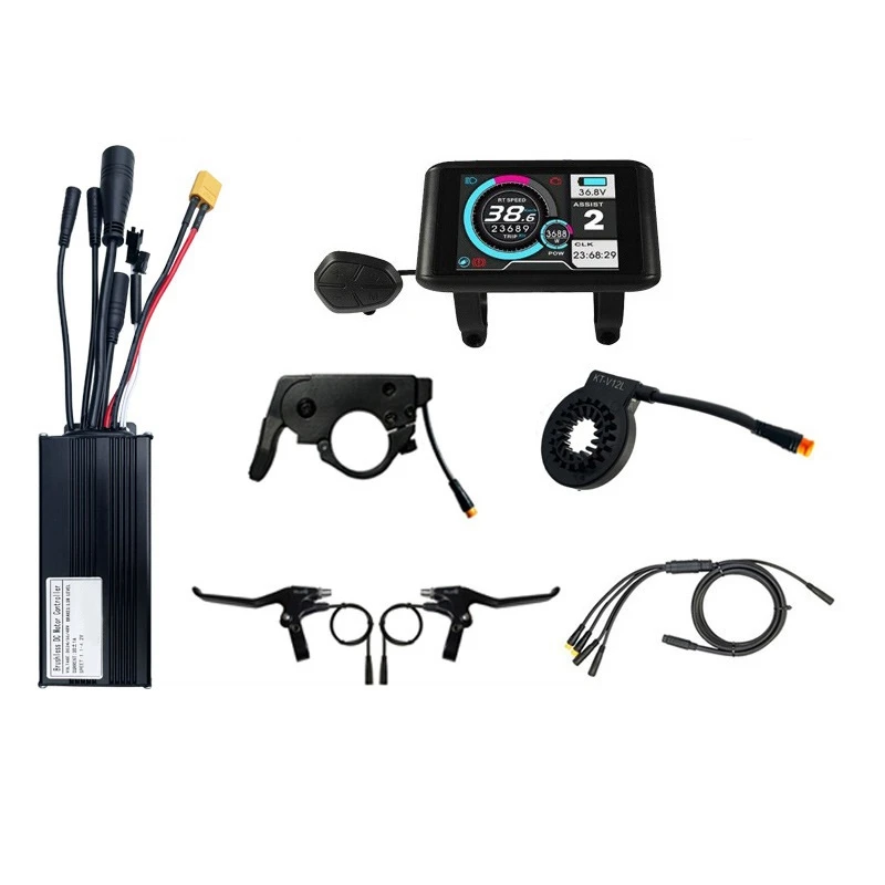

30A 1000W Bicycle Lithium Battery Modification Accessories 3-Mode Fully Waterproof Small Kit UKC1 LCD Instrument