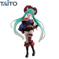 Hatsune Miku Wonderland Puss in Boots Kawaii Figurine - Adorable Anime Decor Toy (No Box)