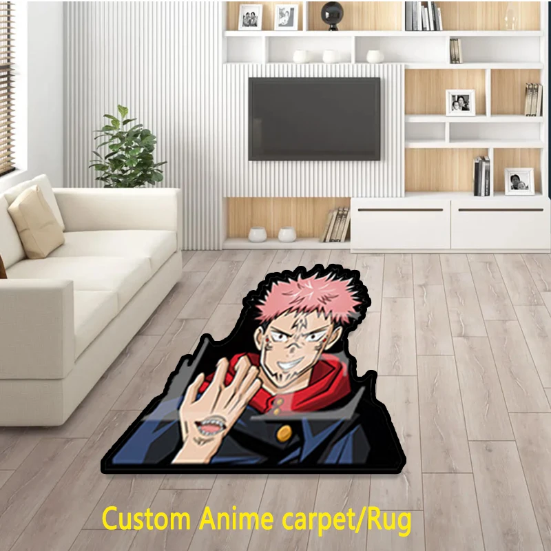 

Jujutsu Kaisen Custom Anime Carpet/Rug Itadori Yuji Ryomen Sukuna Indoor Irregular Soft Non-slip Rug Kitchen/bathroom Mat Carpet