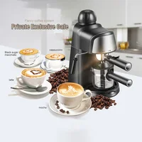 Household Semi-Automatic Italian Coffee Machine 5 Bar Espresso Steam Milk Frothing Cappuccino Small Electric Coffee Maker 220V 1