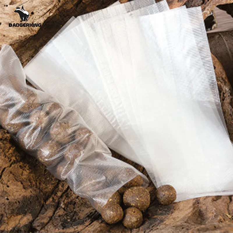 50pcs/lot  PVA Water-soluble Bags for Carp Fishing Fast Dissolving Environmental  bait bag for carp fishing