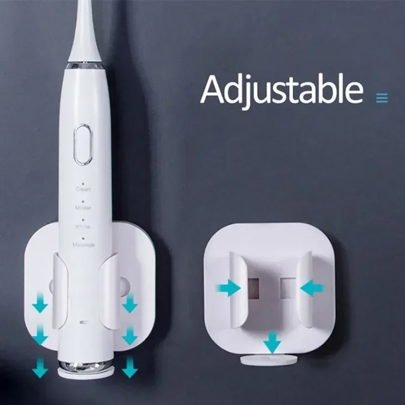 Telescopic Gravity-Sensing Electric Toothbrush Holder Wall Hanging Couple Toothbrush Drain Storage Box 1 Pc