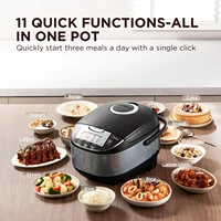 Cuiseur à riz Midea avec cuiseur vapeur et fonction de réchauffement, MB-FS5017, cuiseur multiple avec pot intérieur antiadhésif, mesure, MRD50B1AMK-S 2