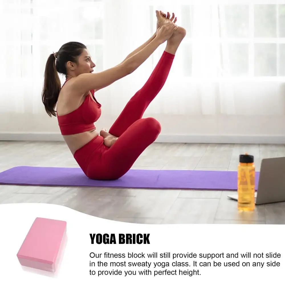 Description Picture 4 of itemYoga Building Blocks Cubes Pilates Bricks Reinforcement Mats Sports Yoga Supplies Exercise Home Exercise Equipment Fitness Eva
