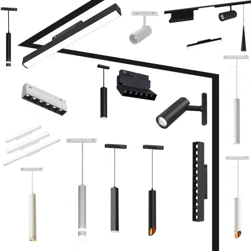 Description Picture 4 of itemSmart LED Magnetic Track Light System Tuya Zigbee Mi-Home Dimmable DC48V Spotlight Floodlight Livingroom Magnetic Rail Lighting