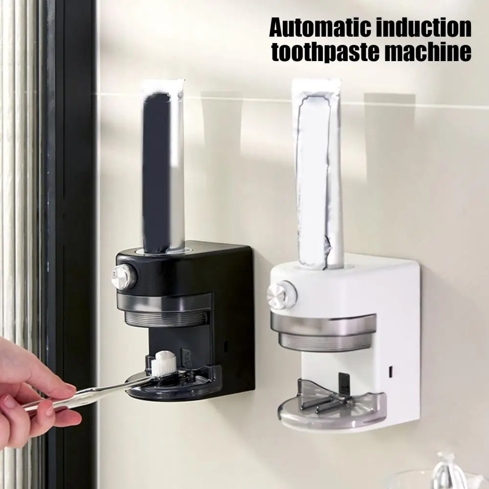 Wall Mounted Automatic Toothpaste Dispenser Adjustable Volume Easy to Install Universal Rechargeable Electric Toothpaste Squeeze 5