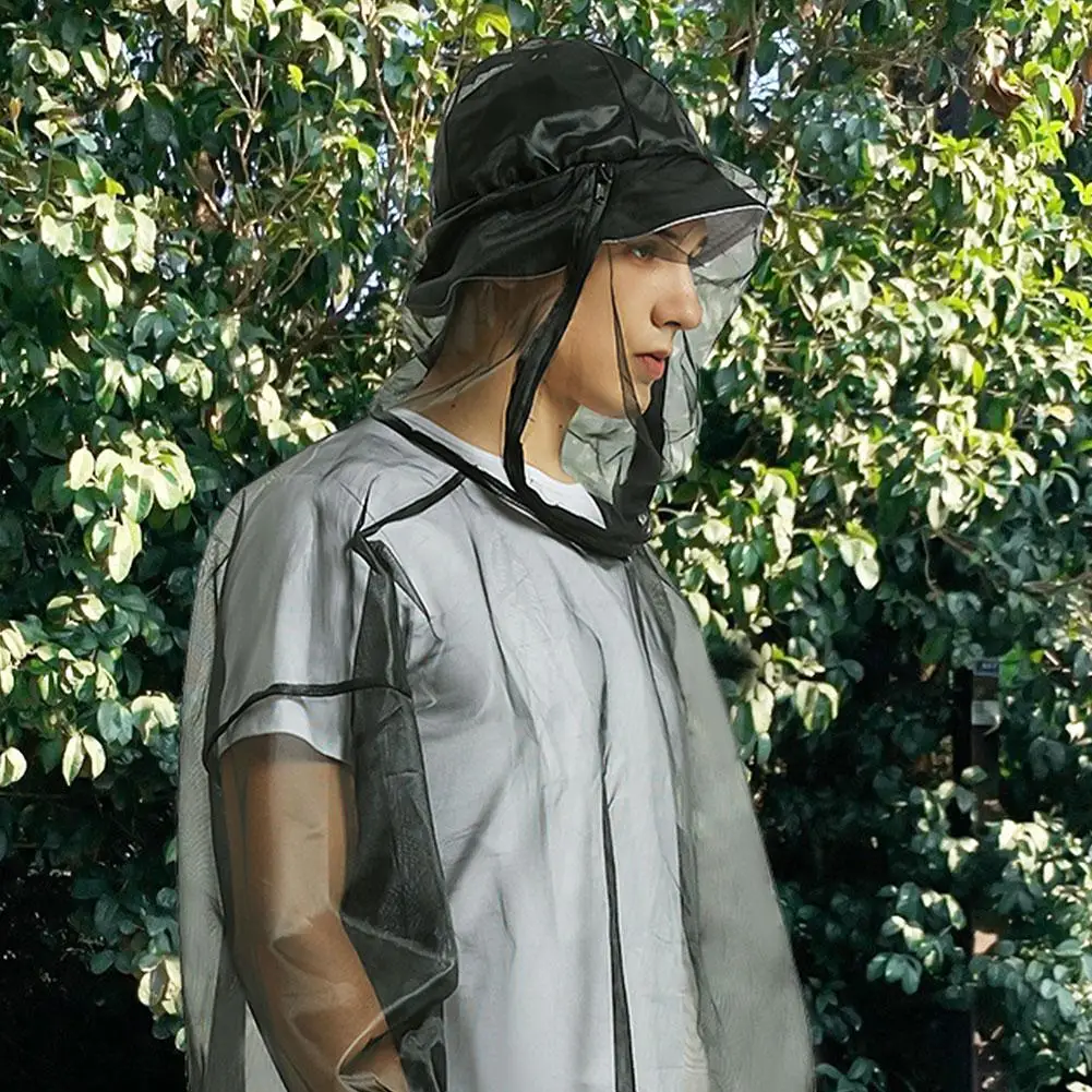 Outdoor Mosquito Repellent Suit Bug Jacket Mesh Hooded Suits Fishing Camping Jacket Insect Protective Mesh Shirt Pants