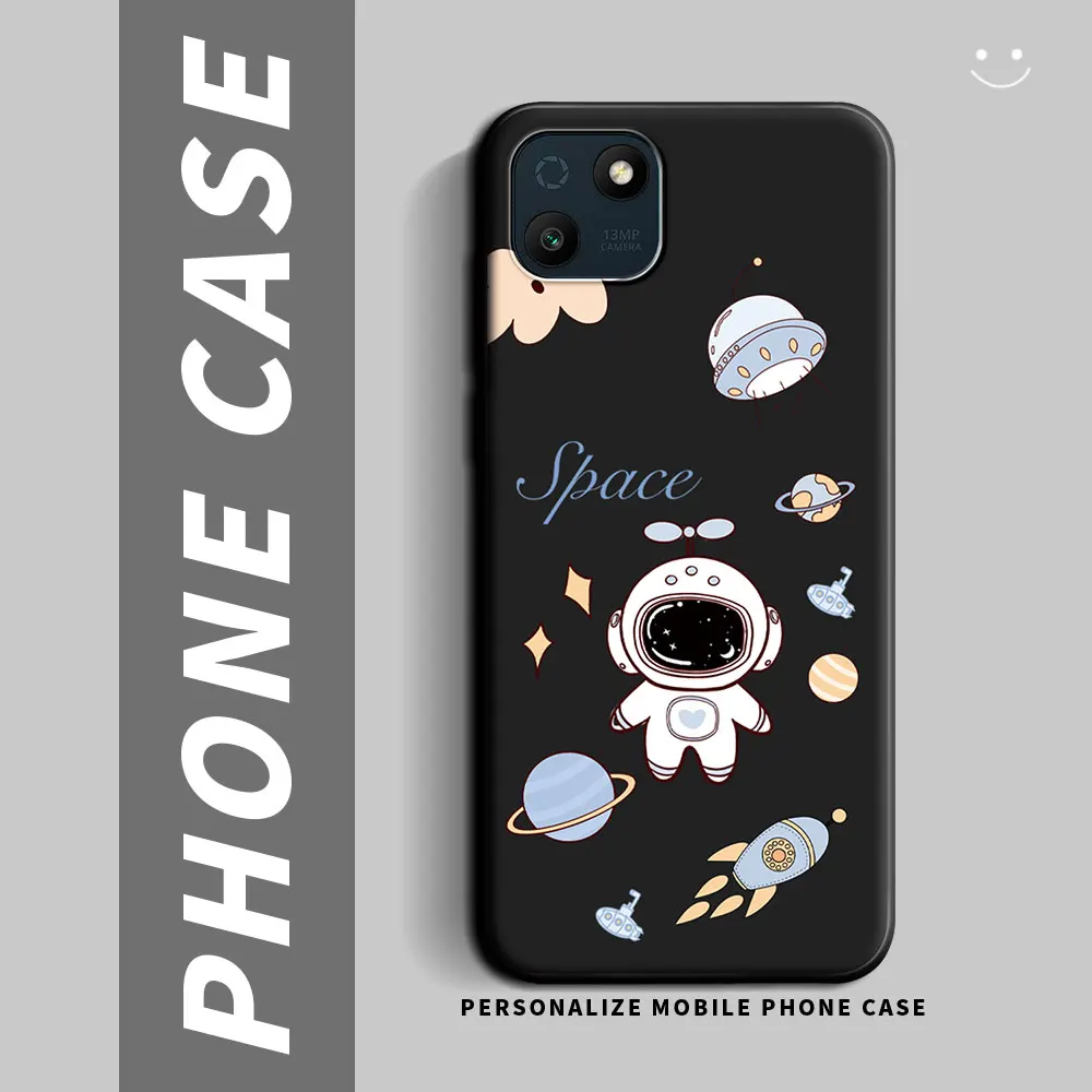 Cartoon Cute Flower Shockproof Silicone Soft Phone Case with Back Cover Shell