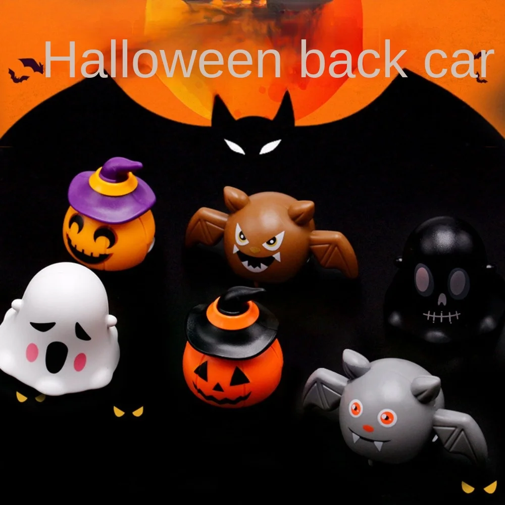 10-50 Stück Halloween Spaß zurückziehen Auto ideal für Kinder Geburtstage Halloween Tanz knifflige Party begünstigt Dekoration Karneval Geschenk paket
