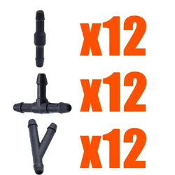 Universal Car Windshield Washer Hose and Nozzle Replacement Kit (36pcs - hose)