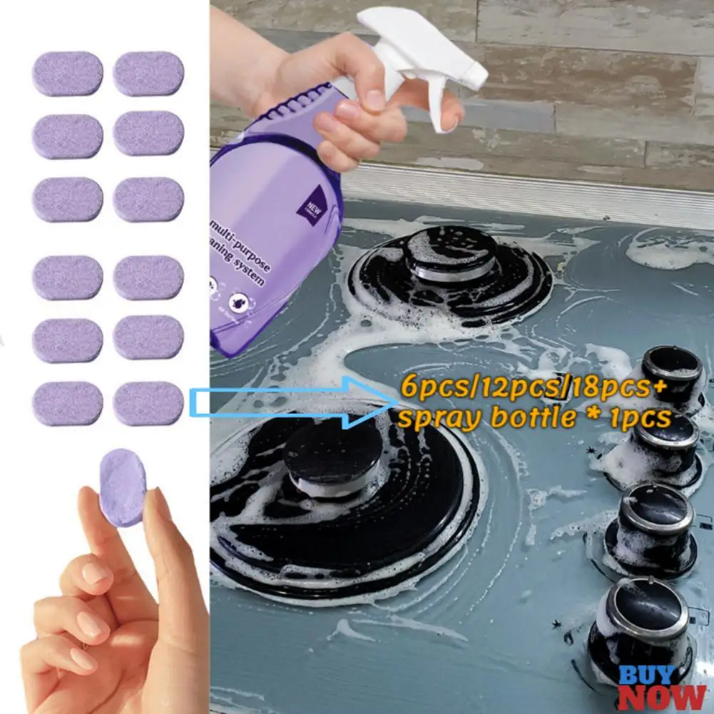 Cleaning Spray For Instant Stain Removal Cleaning Spray With Concentrated Tablets All-Purpose Deep Tool