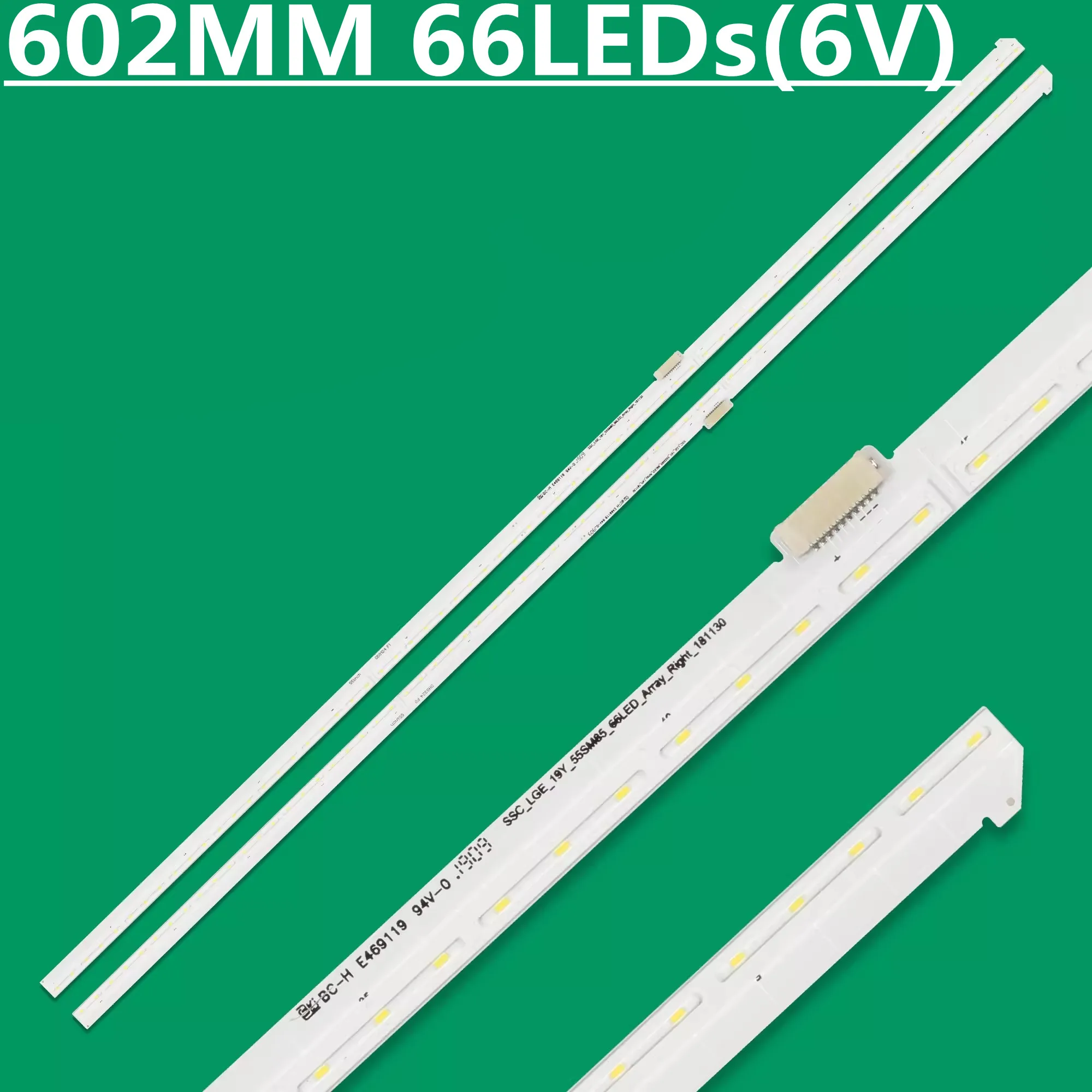 602 мм флейта для подсветки 66 ламп для 55SM85 MEK64586501 55SM8600 55SM8100PCB 55SM8200PLA светодиодный
