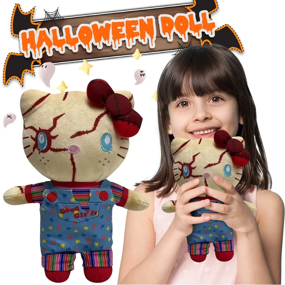 ◆新品・未開封◆ HELLO KITTY CHUCKY ぬいぐるみ Hello Kitty Chucky Child's Play 9