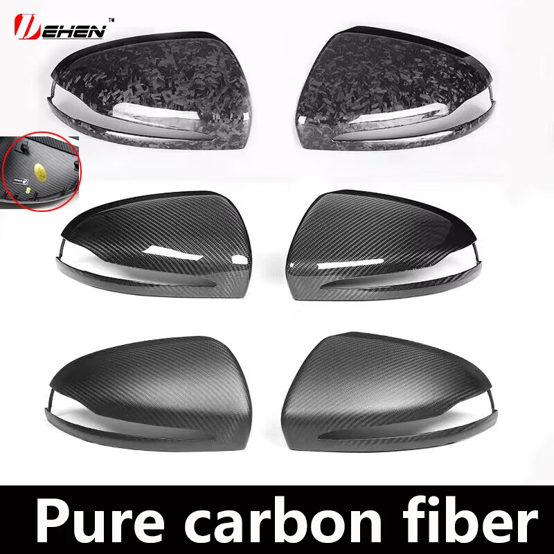 Carbon Fiber Rear view Mirror Housing Mercedes Benz C E S GLB EQA EQC