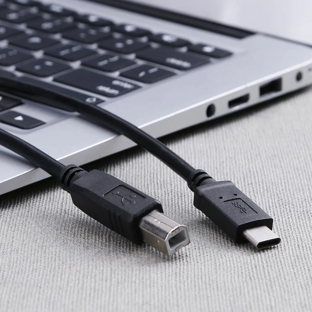 USB C-USB B 프린터 케이블 유형-B-MacBook Pro/Air용 유형-C Yamaha 피아노 MIDI 키보드 DJ 컨트롤러용 USB-C MIDI 케이블
