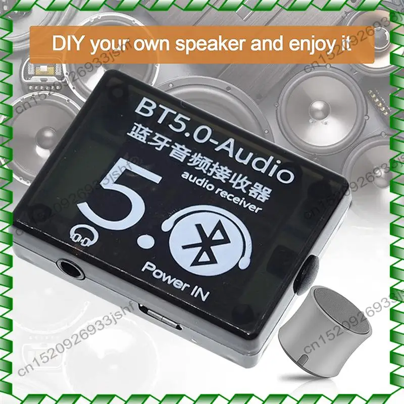 -BOFF BT5.0 오디오 수신기 + 케이스 + 1-2 오디오 케이블 키트 MP3 Bluetooth 디코더 무손실 자동차 스피커 오디오 증폭기 보드