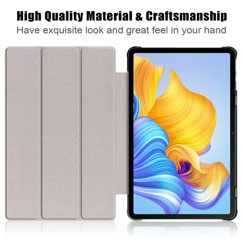 Premium PU Leather Folding Magnetic Smart Cover for 12 Tablet - 2022 Edition