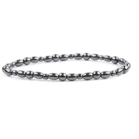 Wholesale Anklet Black Magnetic Bracelet Gallstone Jewelry Manufacturer Care Natural Fashion Elastic for Men and WomenCharm Gift - Image 3