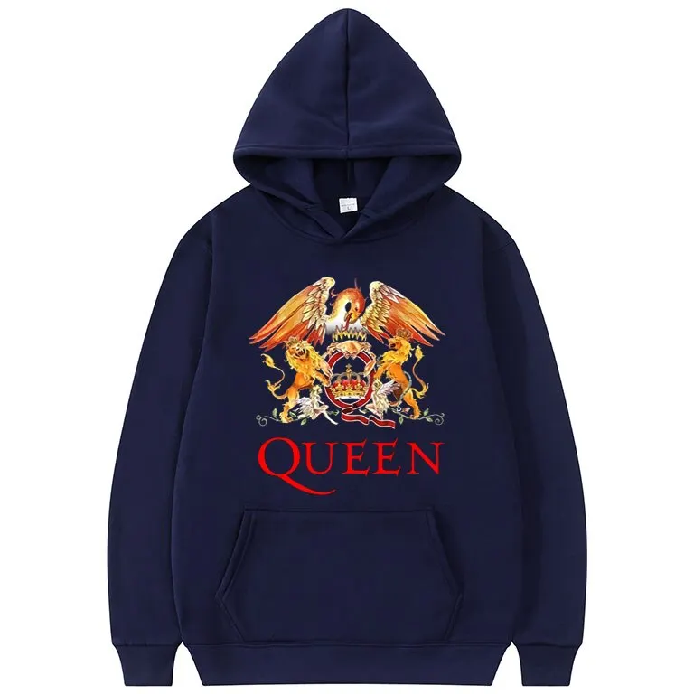 hoodies Hoodies Queen Rock Band Printed Sweatshirt Men Women Fashion Oversized Sweatshirts Hoodie  Harajuku Unisex Clothing Coat hoodies for women