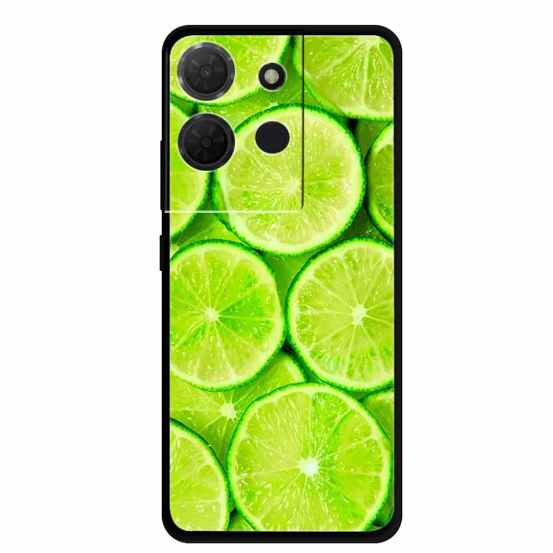 Stylish Black Marble Silicone Phone Cover - Fashionable and Protective TPU Shell
