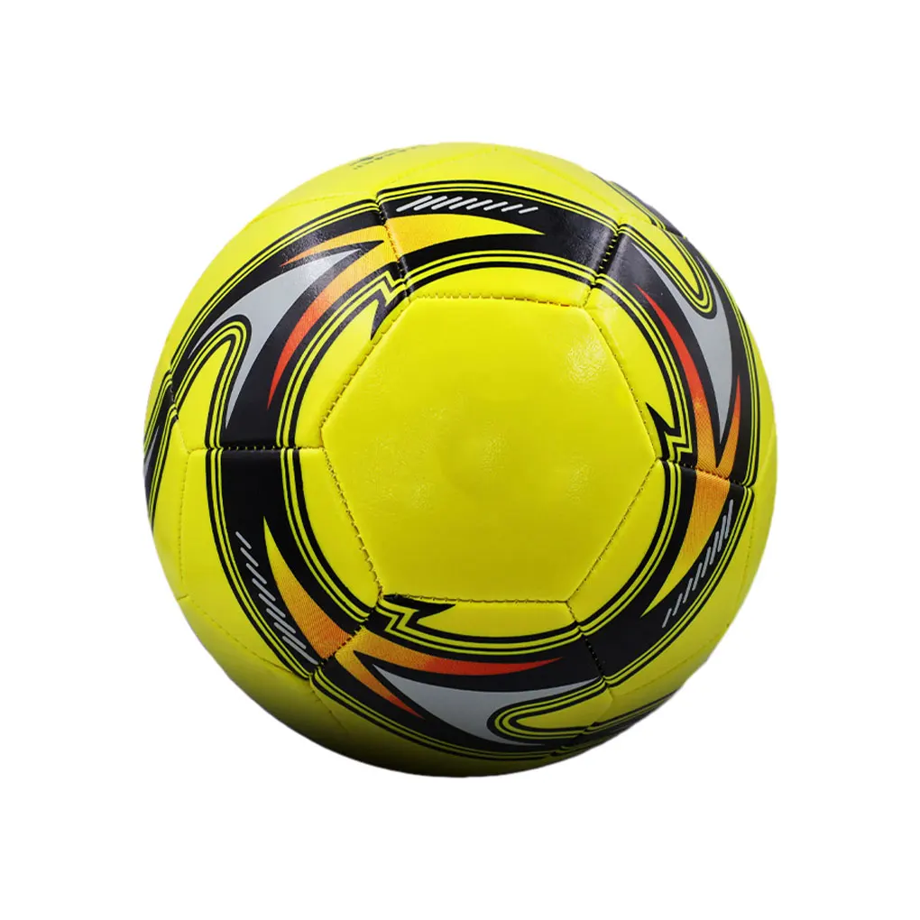 thumbnail image 1 of Balón de fútbol profesional de cuero sintético cosido a máquina, para competición, resistente a la presión, tamaño 5, 4, para entrenamiento, 1 of 5