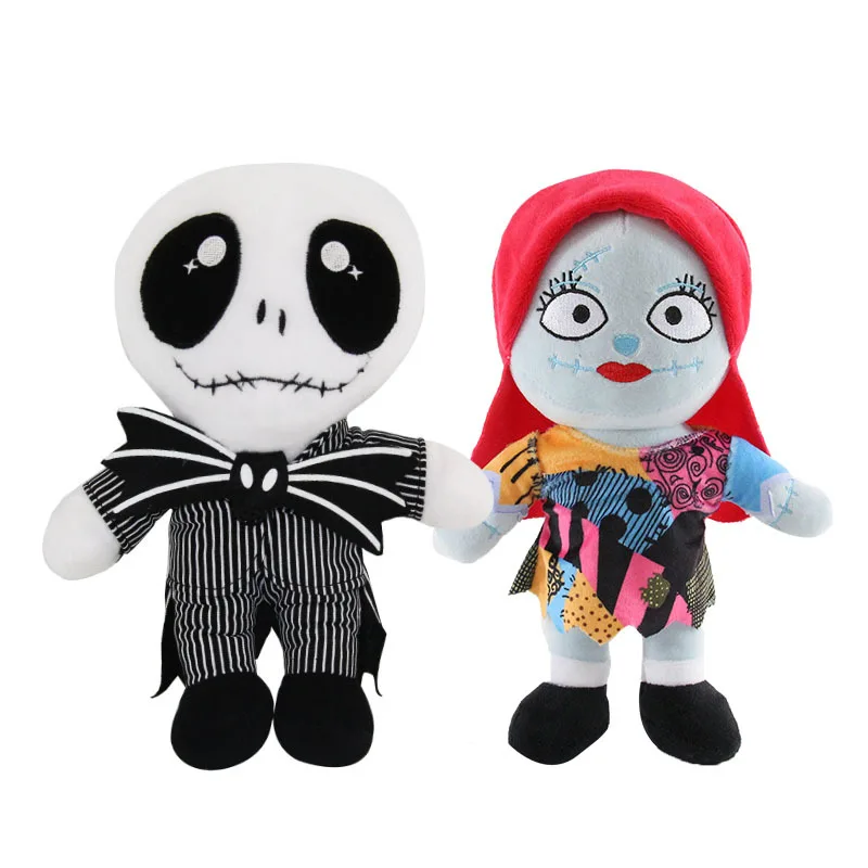 Hot Anime The Nightmare Before Christmas Jack Skellington Sally Cartoon Toy Bambini Bambini Halloween Doll Decoration Regalo Per Bambini