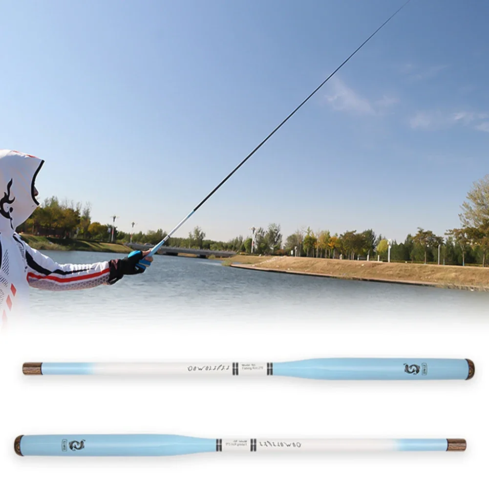 Ultra Short Portable Carbon Telescopic Fishing Rod 5H Strong Waist Strength Micro-Substance Children's Stream Rod