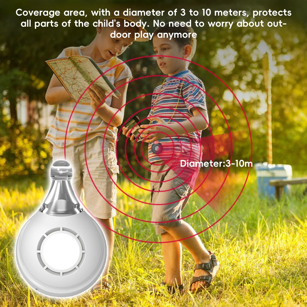 Ultrasonic Repeller Tick & Flea Pest Control Insect Repellent Pest Lice Emits High Frequencies and Protects Your Outdoor Protect