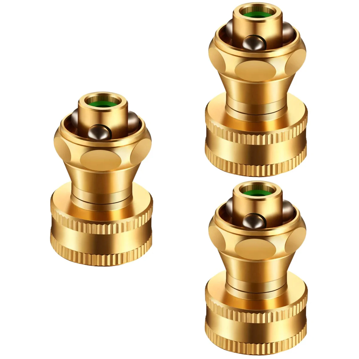 

3 Count Sprinkler Head Power Nozzle Hose High Pressure Cleaner Brass Adjustable