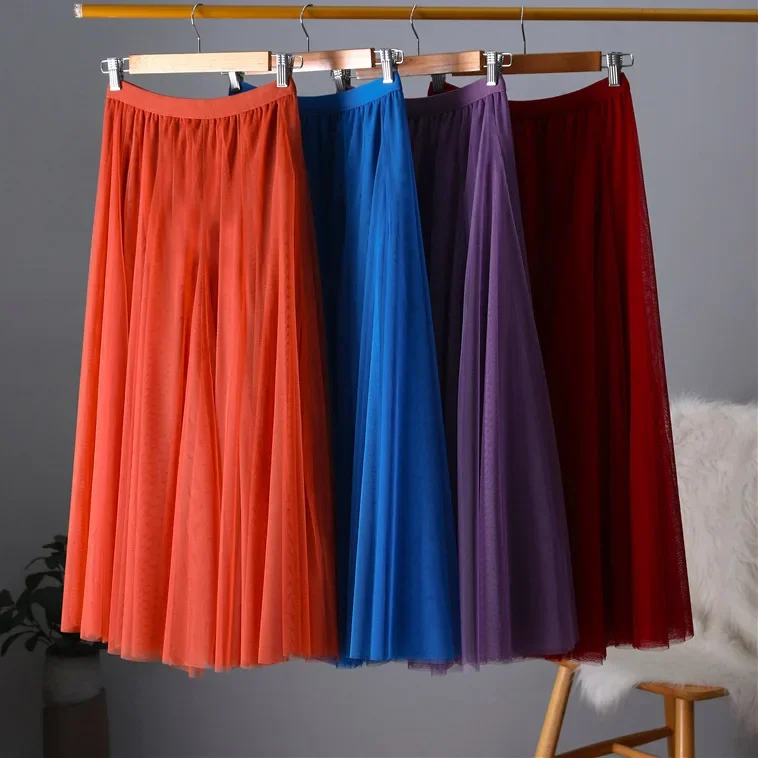 Women's Fairy Large Wave Pleated Skirt Main View