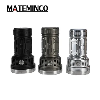 Mateminco MT18X 전술 손전등, 자기 방어용 LED 21000 루멘 빔 거리 871m 충전식 토치 랜턴, 18 * SFQ43