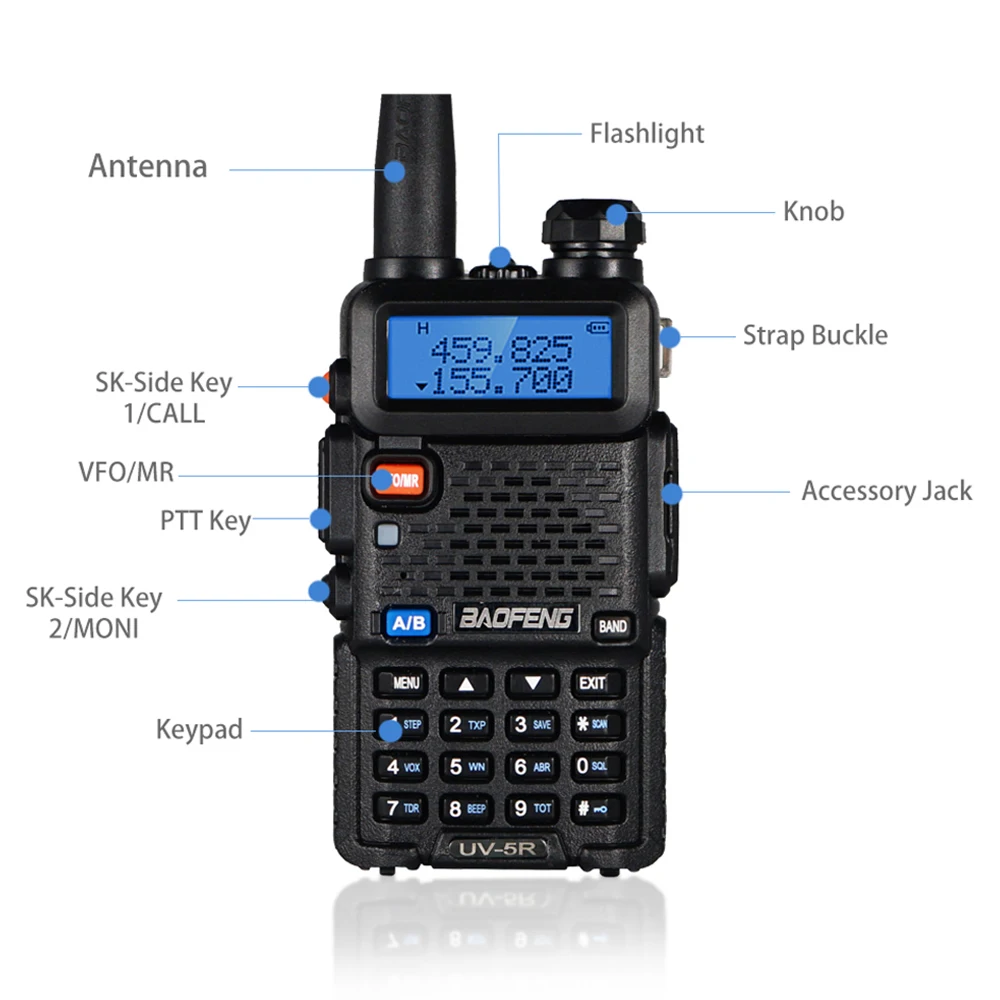 Рисунок 3 - Рация Baofeng UV-5R UHF/VHF 1800