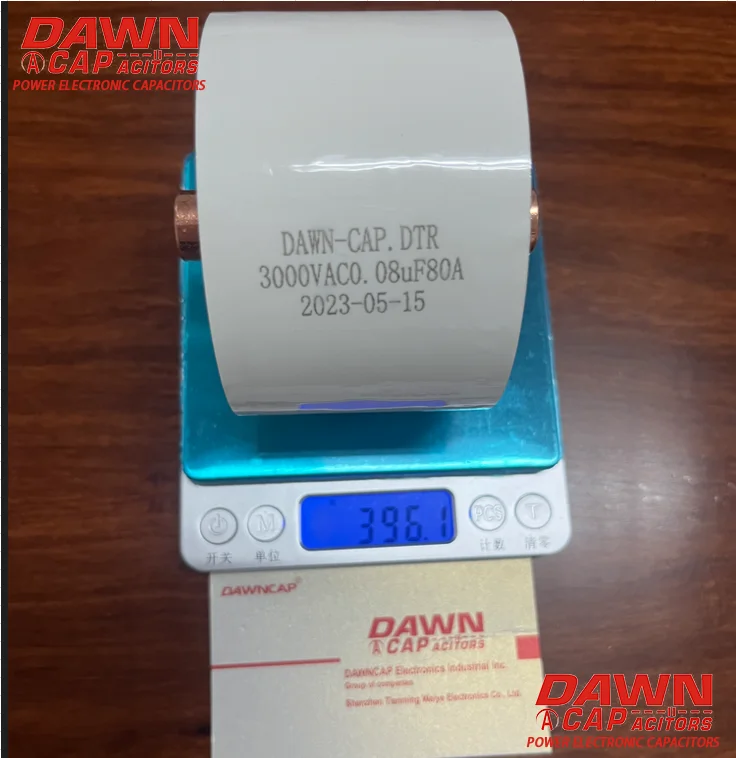 DAWNCAP DTR  0.08UF  3000VAC 80A  Resonant  Capacitor   93*55MM  M8