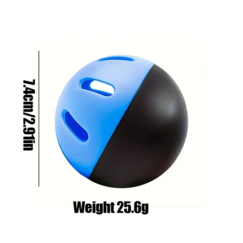 12 Pcs Baseball Soft Practice Balls Perforated Training Balls 2.91 Inches (74mm) For Outdoor Training Eva Hollow Ball Hole Ball baseball balls baseball training equipment